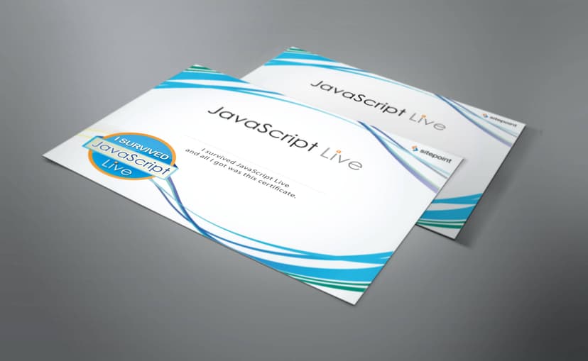 Javascript Live Certificate